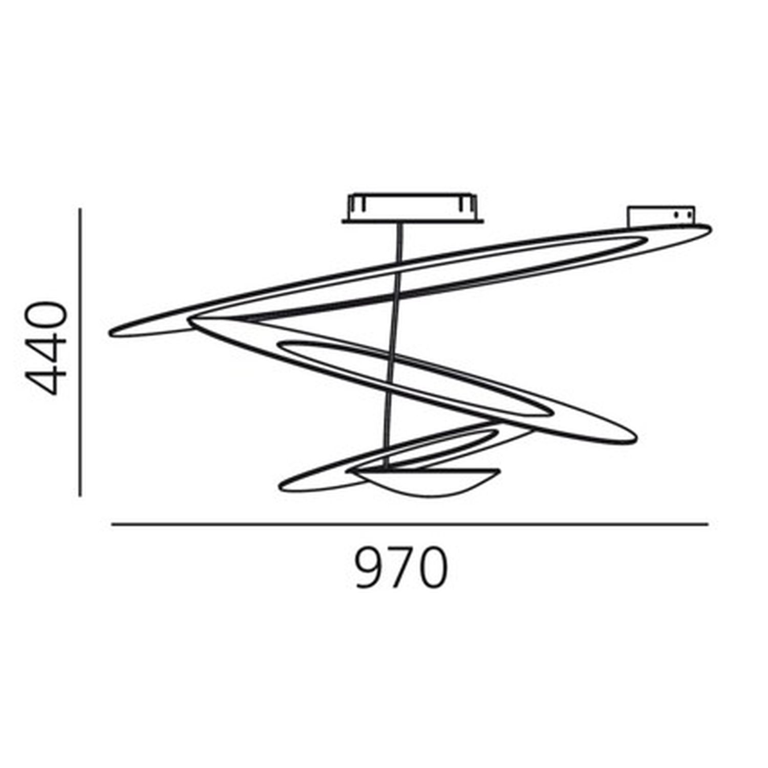 Deckenleuchte PIRCE LED CEILING von Artemide