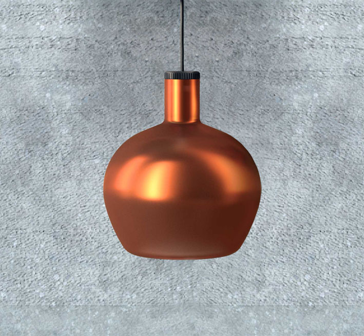 Flask C mundgeblasenes Glas von Diesel Living