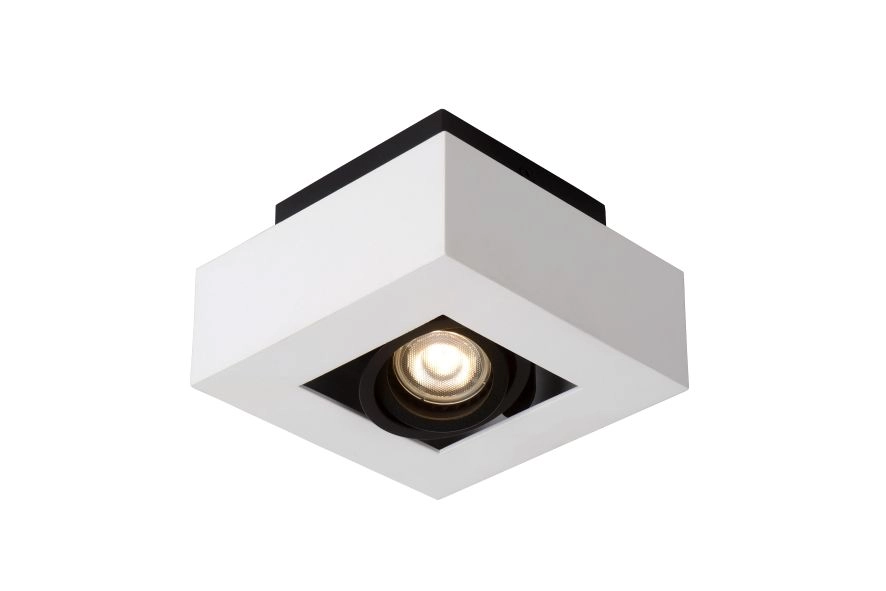LU 09119/06/31 Lucide XIRAX - Ceiling spotlight - LED Dim to warm - GU10 - 1x5W 2200K/3000K - White
