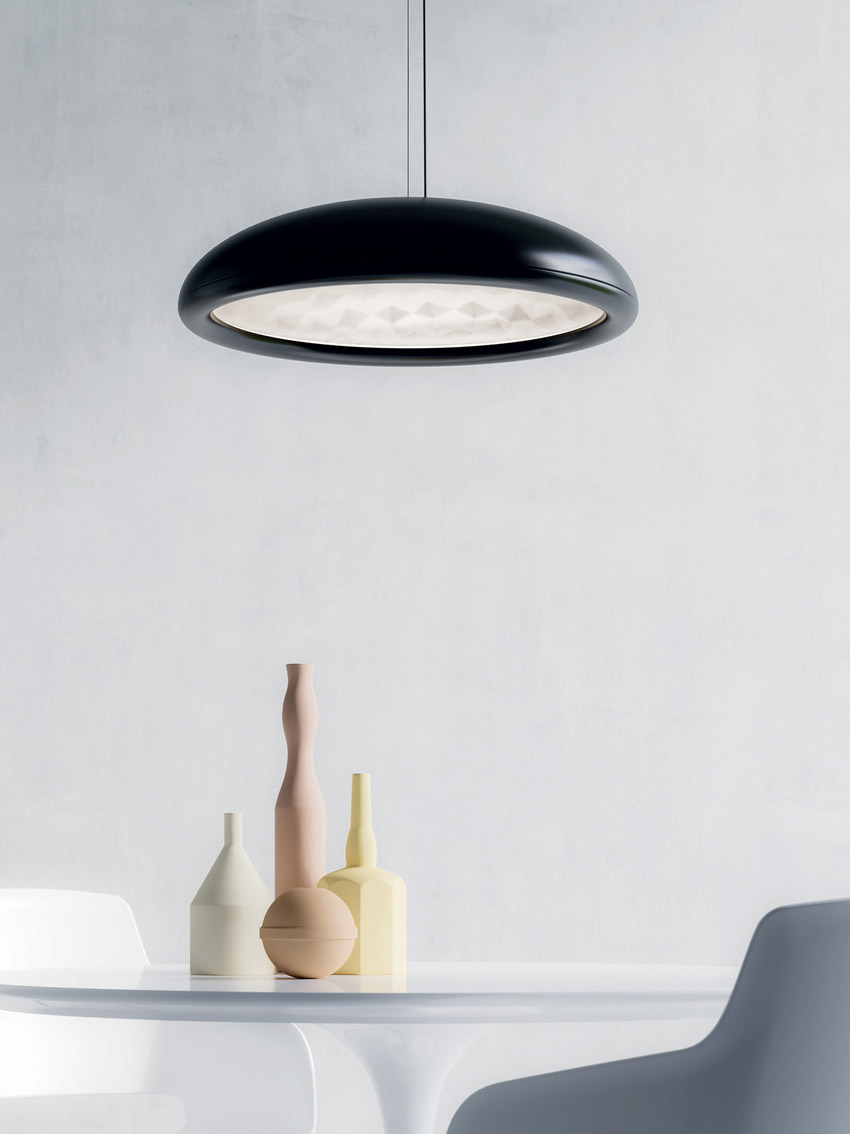 Febo LED suspension light by Rotaliana
