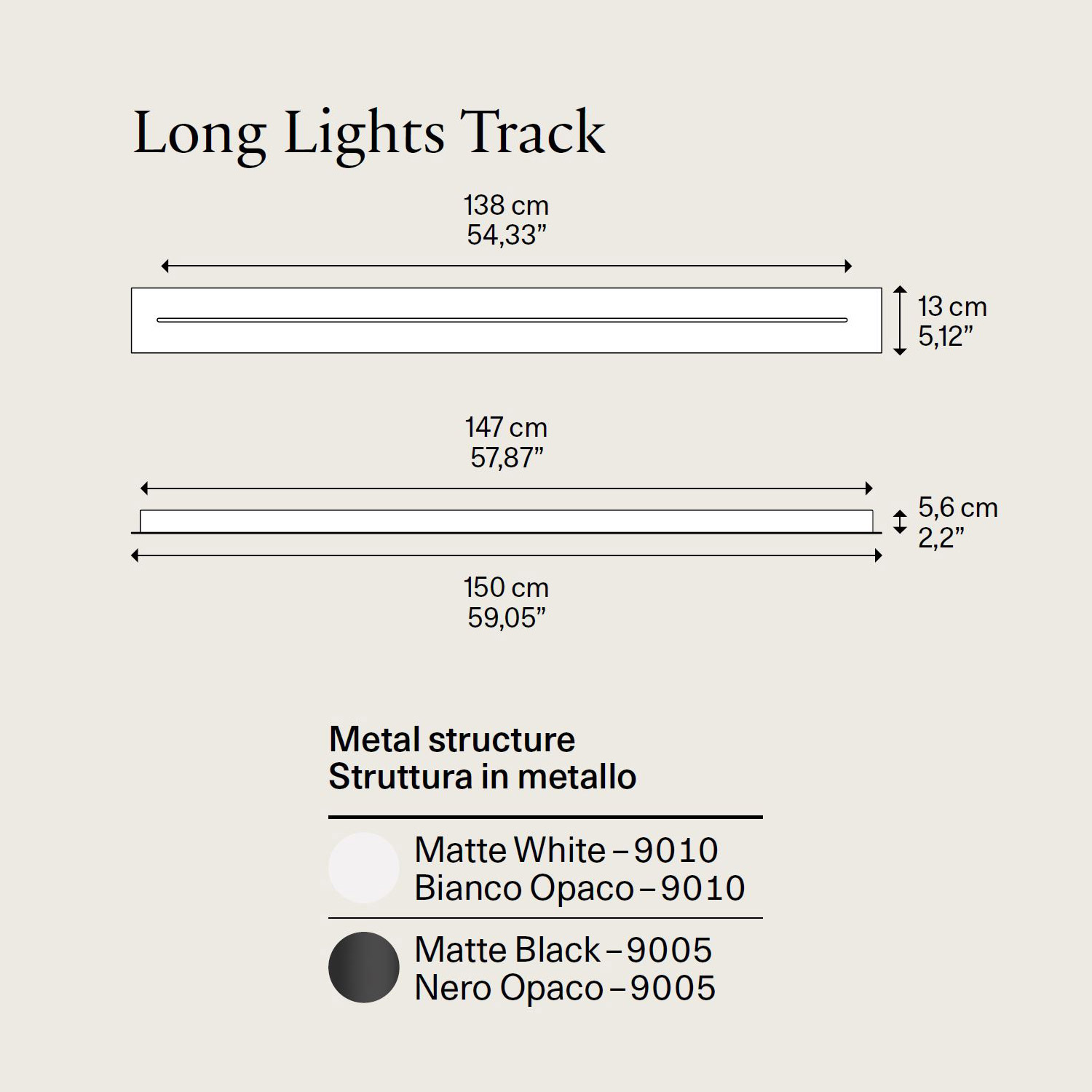 Lights Track Long linear track by Lodes