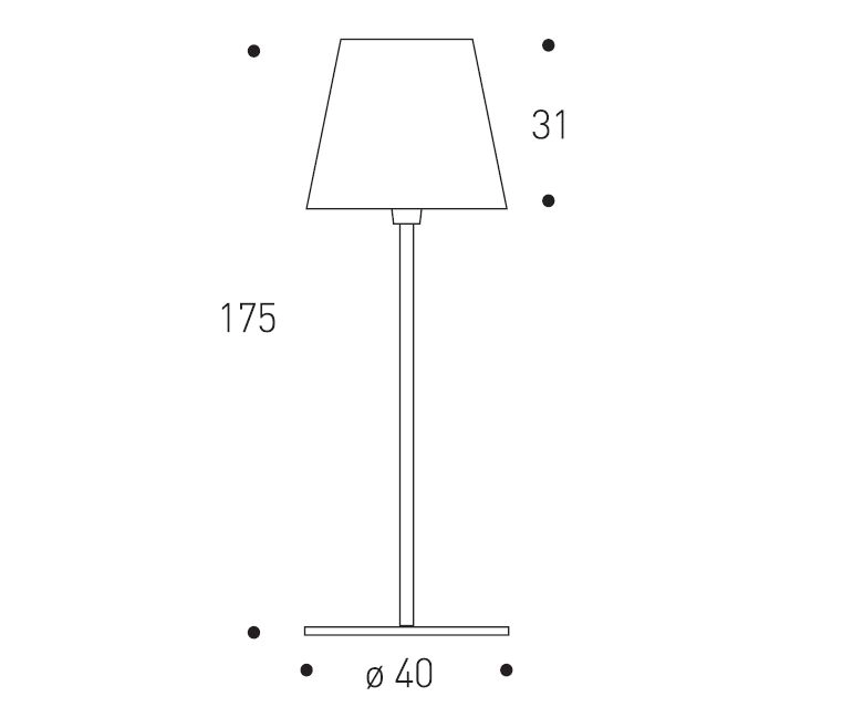Pascia`EST501 outdoor floor lamp, PAN