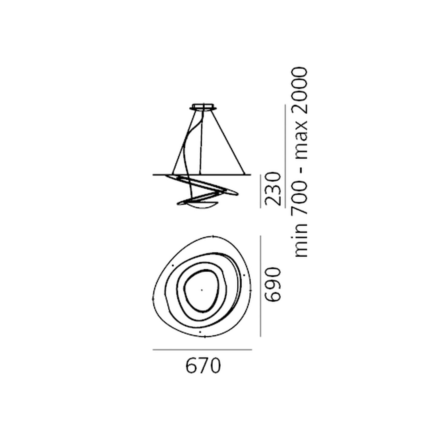 Hängeleuchte PIRCE MINI LED SUSPENSION von Artemide