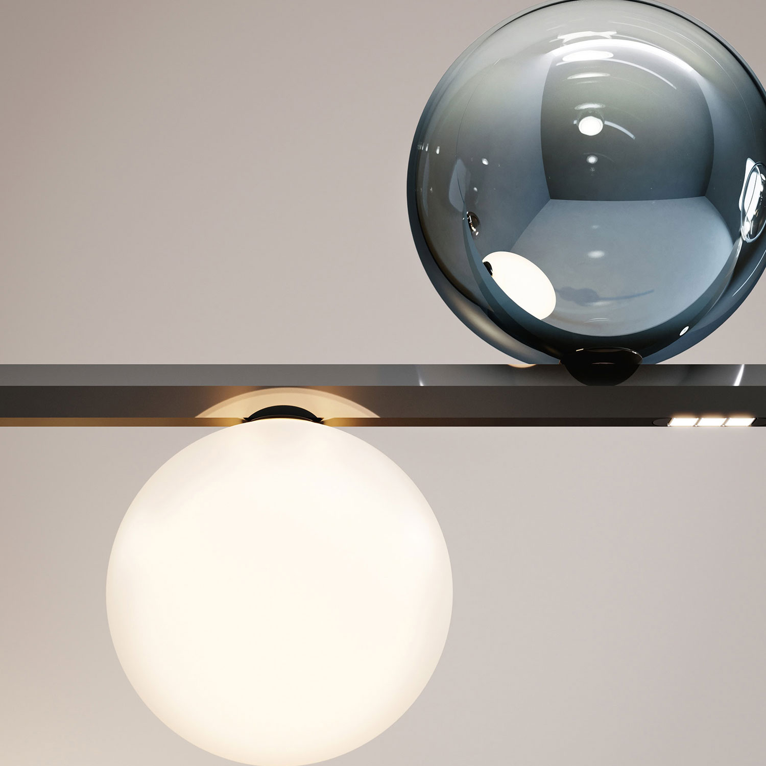 Random Stick long Hängelampe von Lodes