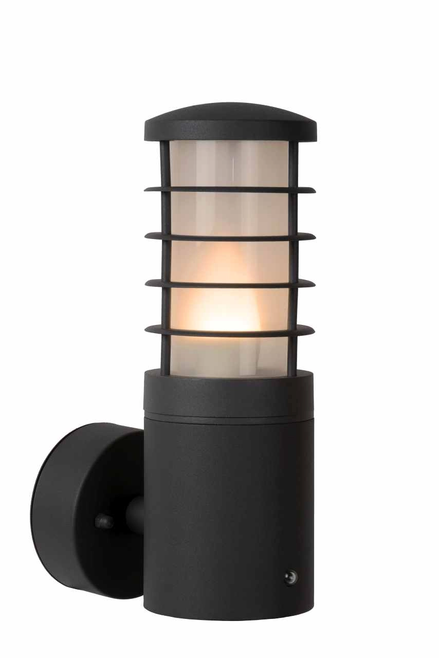 LU 14871/01/30 Lucide SOLID - Wall light Outdoor - Ø 9 cm - 1xE27 - IP54 - Anthracite