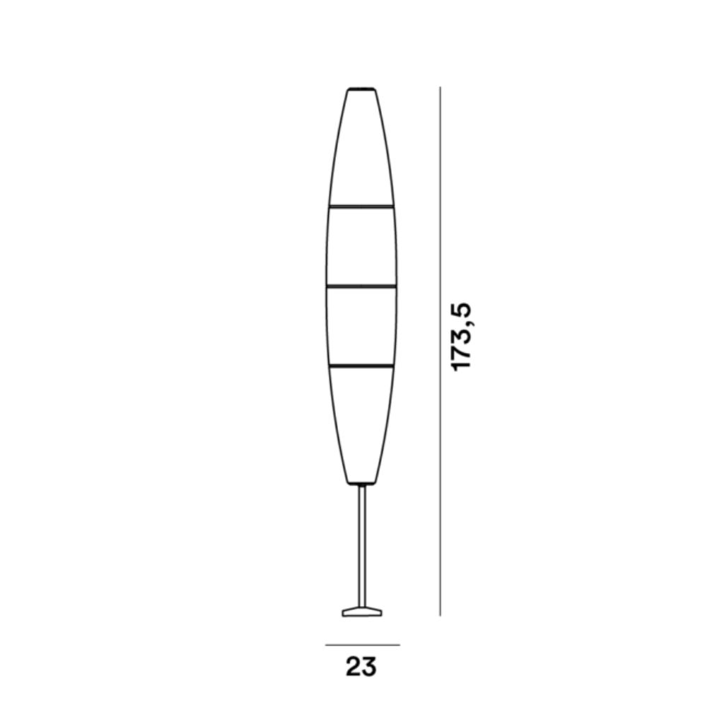 Designerlampe Bodenleuchte Havana Outdoor IP65 Foscarini