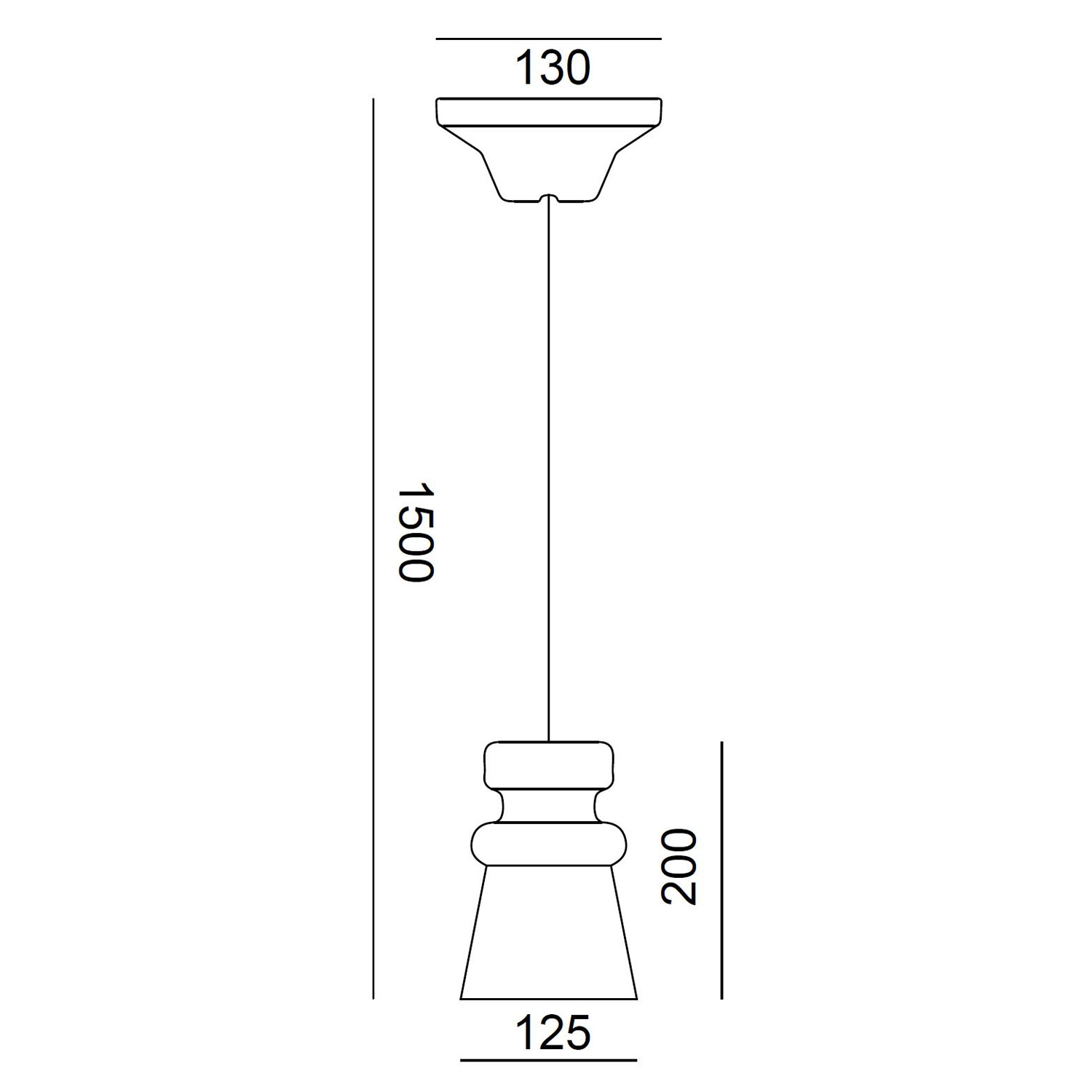 Battersea 977 outdoor suspension by Toscot