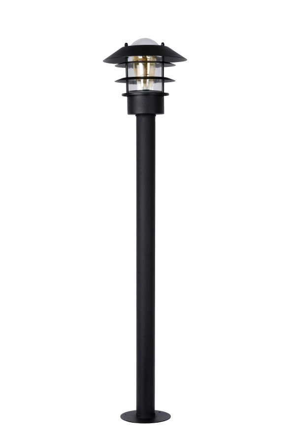 LU 11874/99/30 Lucide ZICO - Lamp post Outdoor - Ø 21,8 cm - 1xE27 - IP44 - Black
