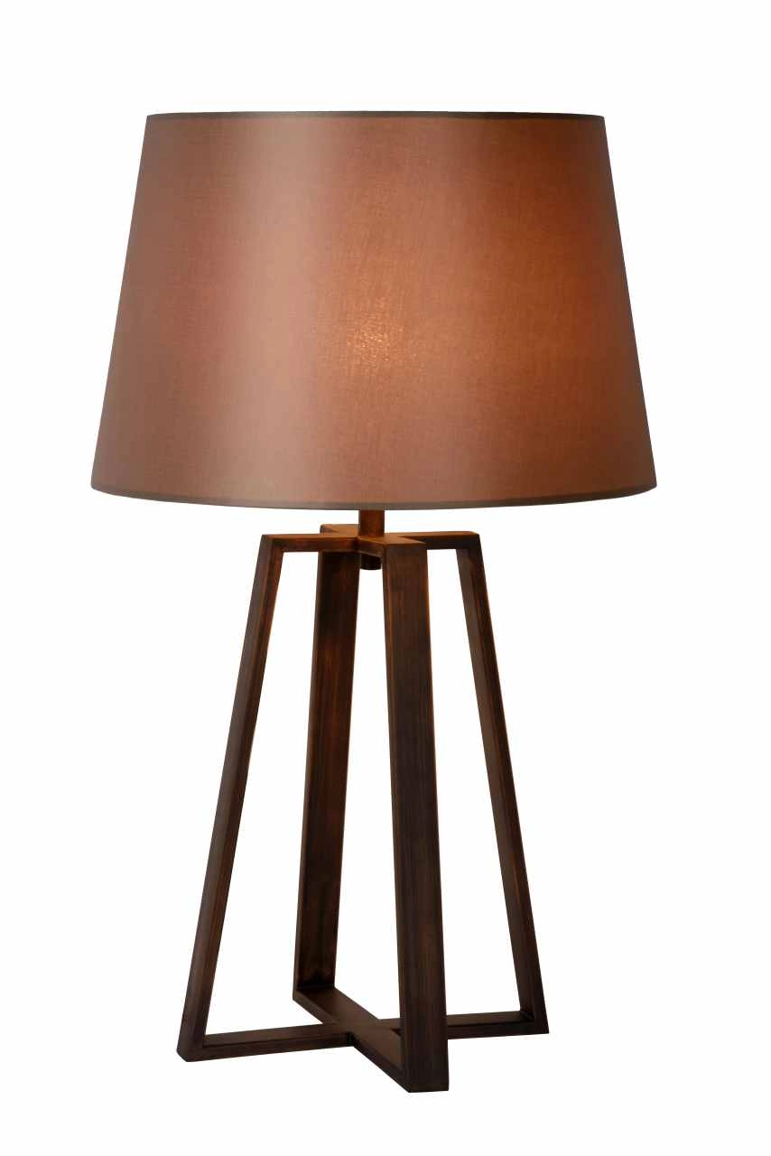 LU 31598/81/97 Lucide COFFEE - Table lamp - Ø 38 cm - 1xE27 - Rust Brown