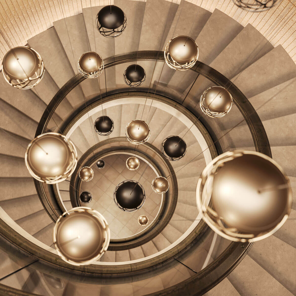 Kelly Cluster Sphere LED Leuchte von Lodes