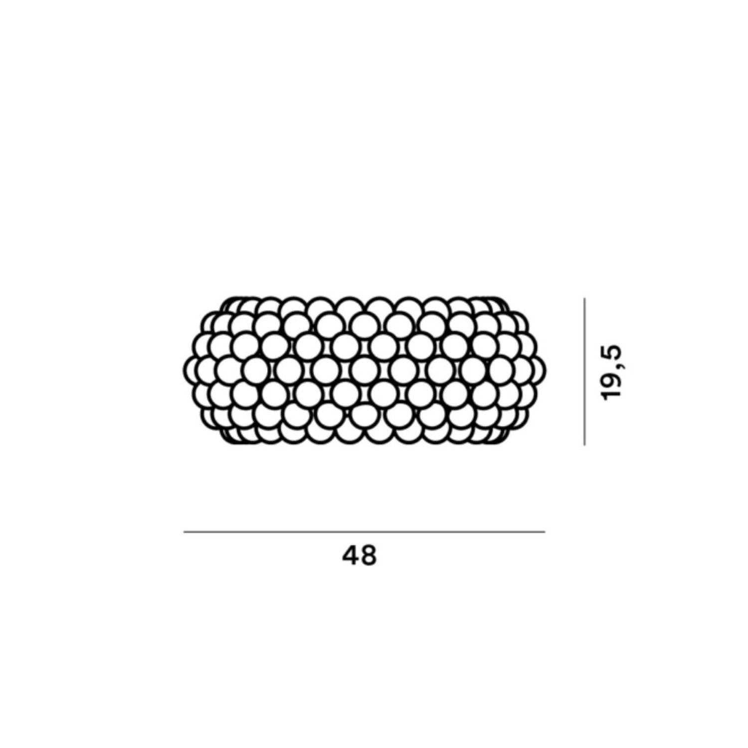Caboche media Wandleuchte von Foscarini