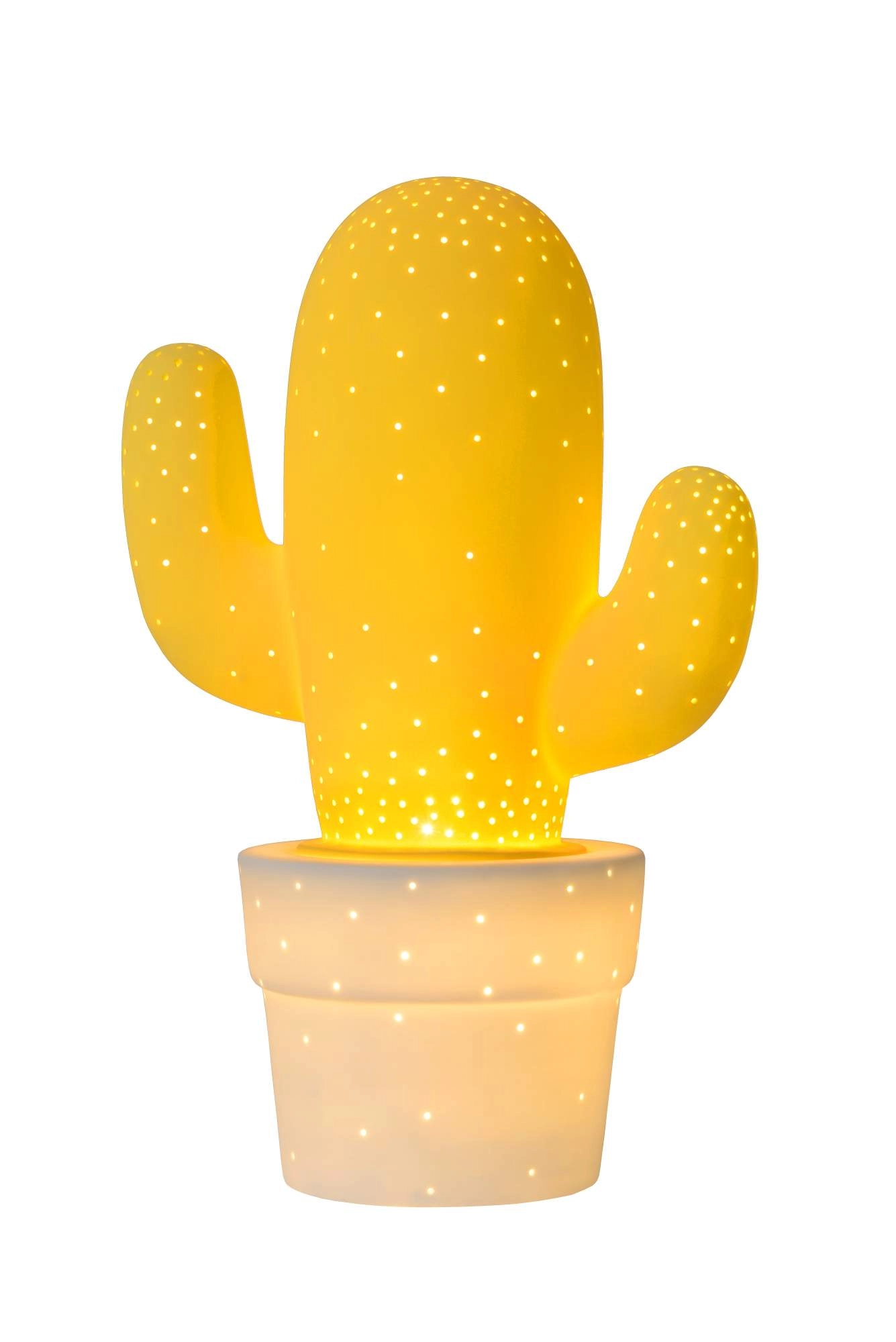 LU 13513/01/34 Lucide CACTUS - Table lamp - 1xE14 - Yellow