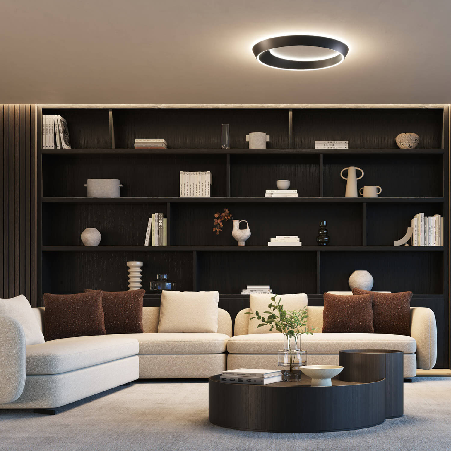 Tidal LED ceiling lamp by Lodes