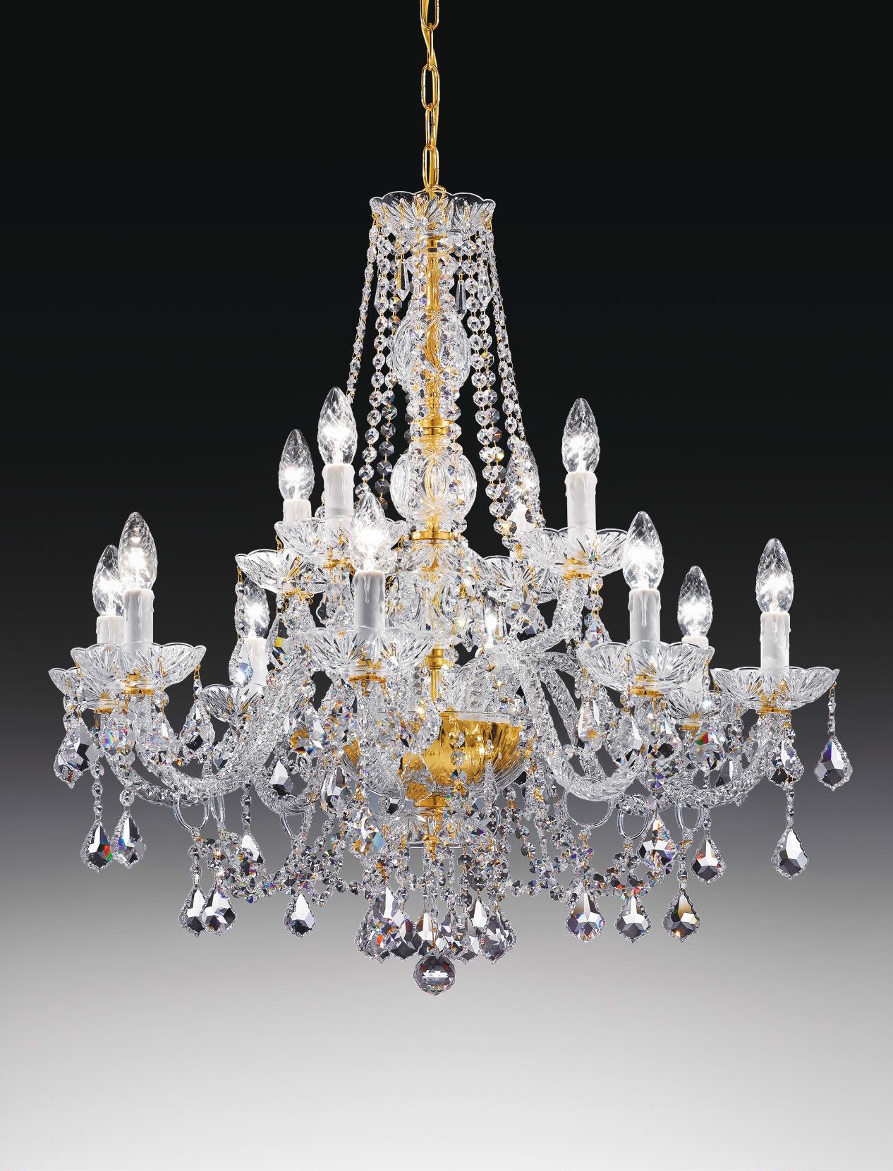 Kristallluster Parigi 8+4L von Venice Lighting Design
