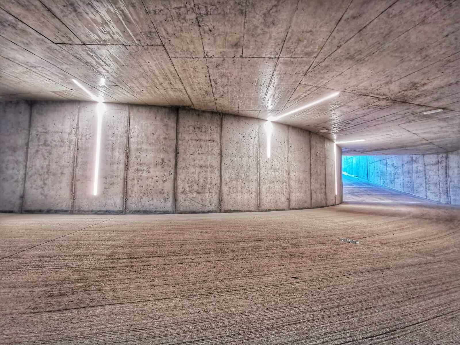 Sichtbetonschienen, led profile, concrete