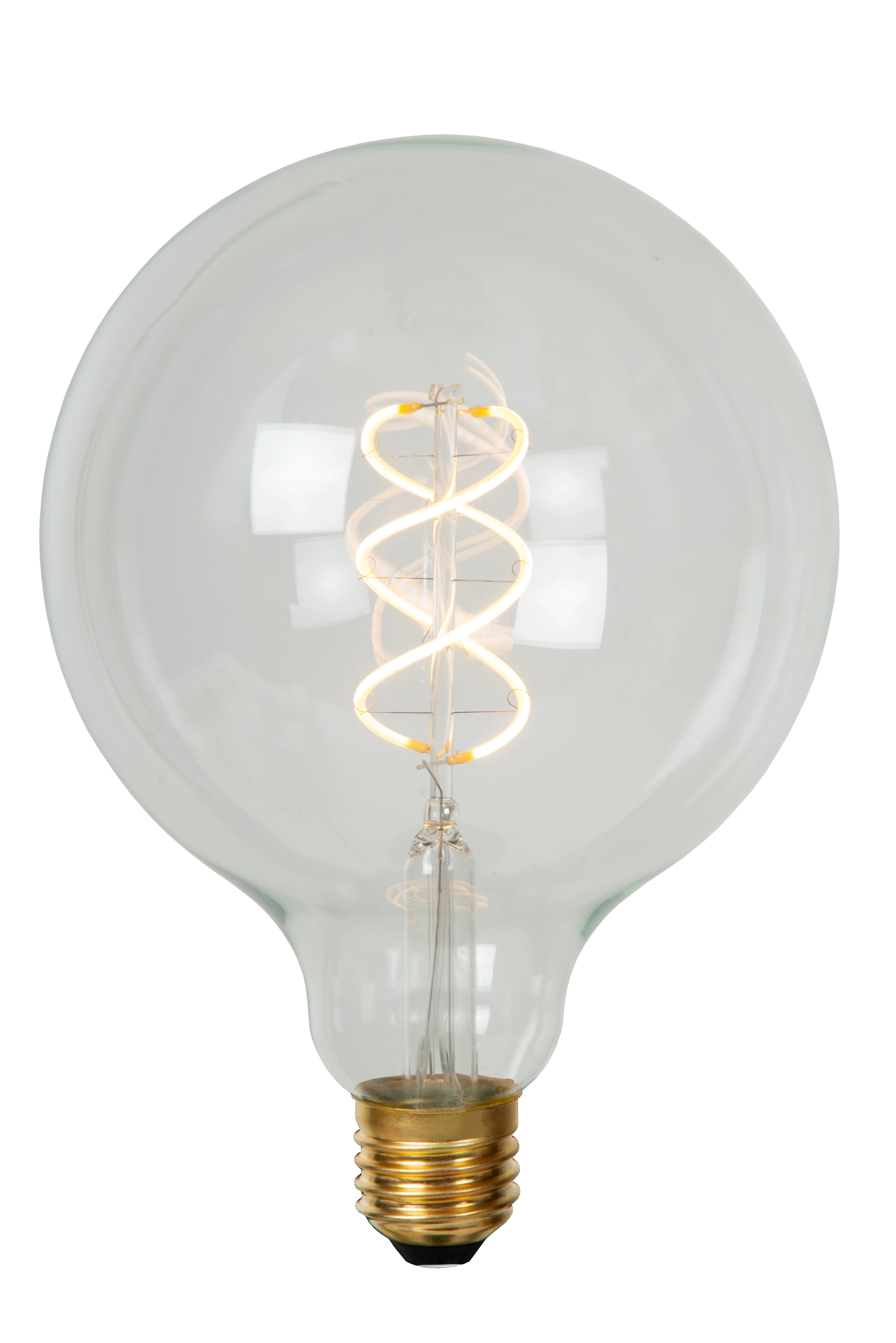 LU 49033/05/60 Lucide G125 - Filament bulb - Ø 12,5 cm - LED Dim. - E27 - 1x5W 2700K - Transparant