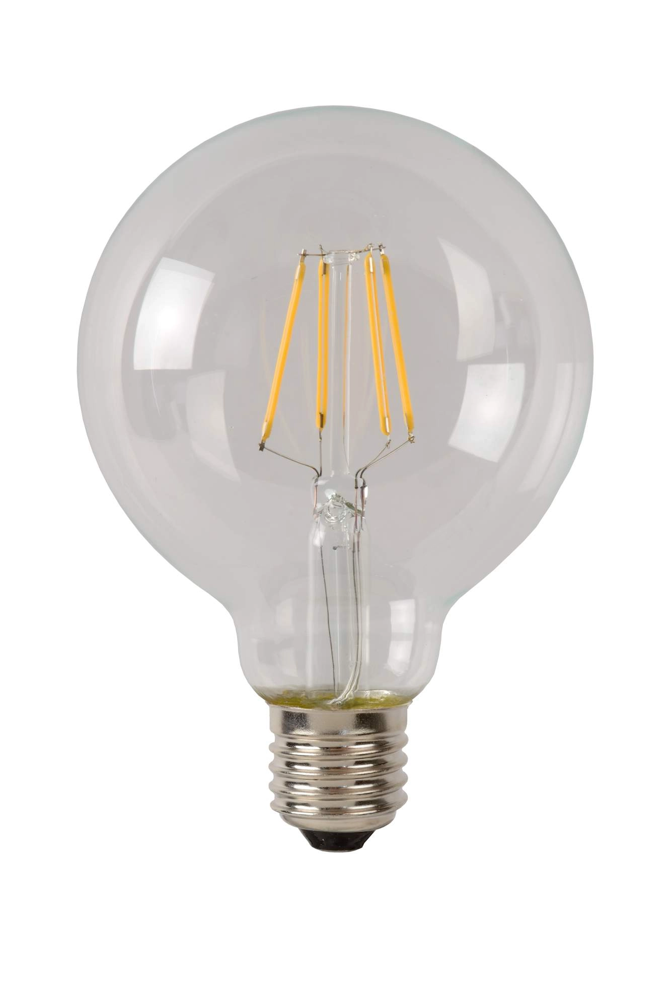 LU 49016/05/60 Lucide G95 - Filament bulb - Ø 9,5 cm - LED Dim. - E27 - 1x5W 2700K - Transparant