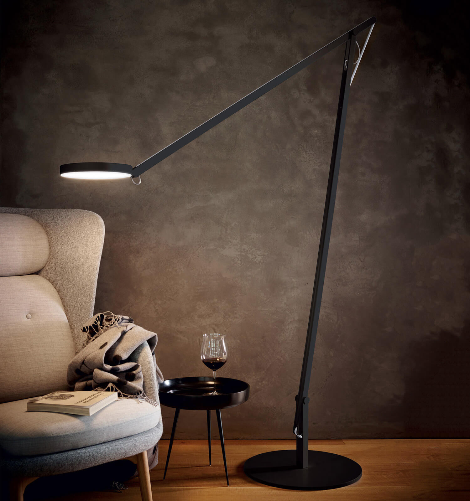 String XL floor lamp by Rotaliana