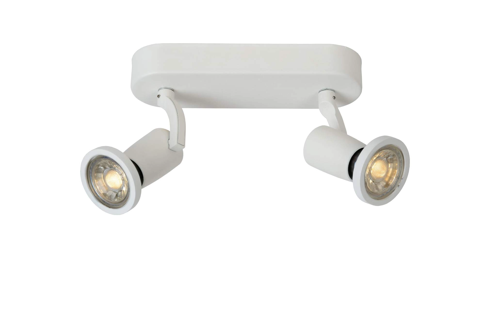 LU 11903/10/31 Lucide JASTER-LED - Ceiling spotlight - LED - GU10 - 2x5W 2700K - White