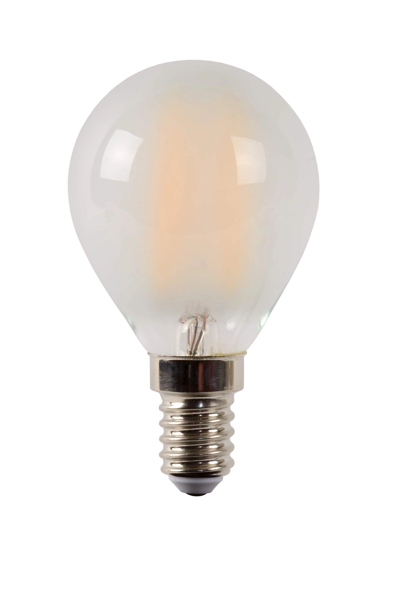 LU 49022/04/67 Lucide P45 - Filament bulb - Ø 4,5 cm - LED Dim. - E14 - 1x4W 2700K - frosted