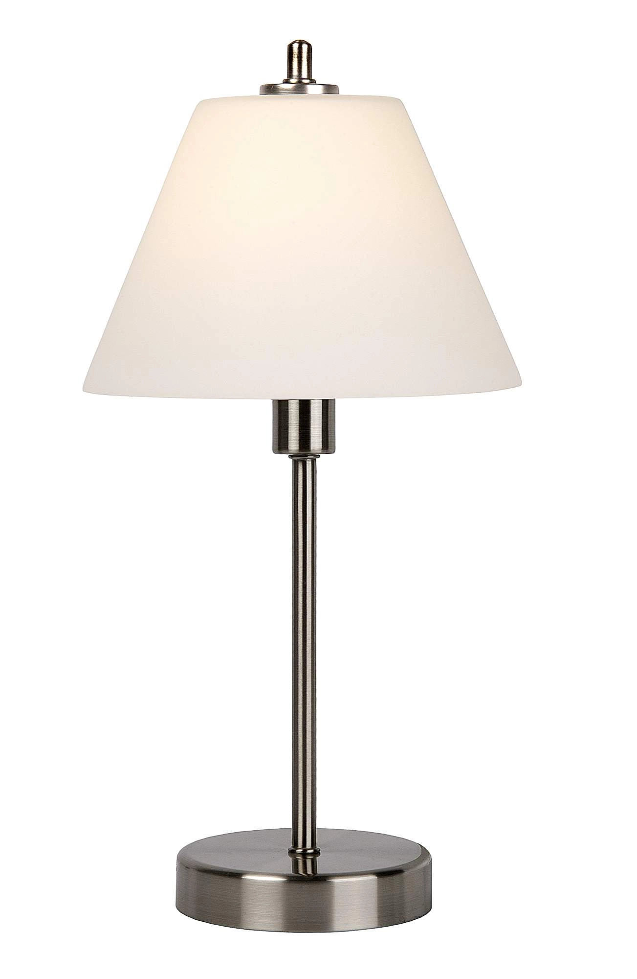 LU 12561/21/12 Lucide TOUCH - Table lamp - Ø 22 cm - 1xE14 - 3 StepDim - Satin Chrome