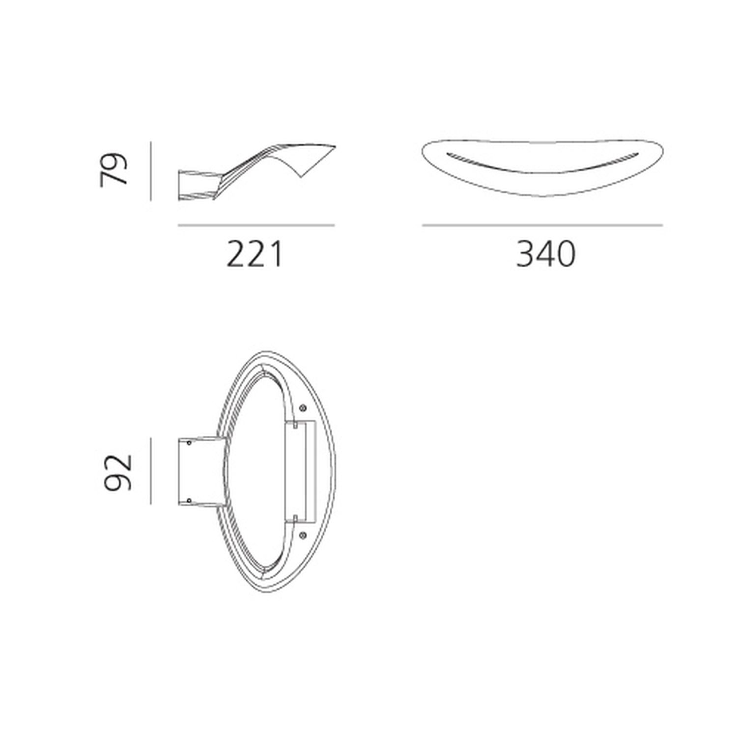 Wandlampe Mesmeri LED von Artemide