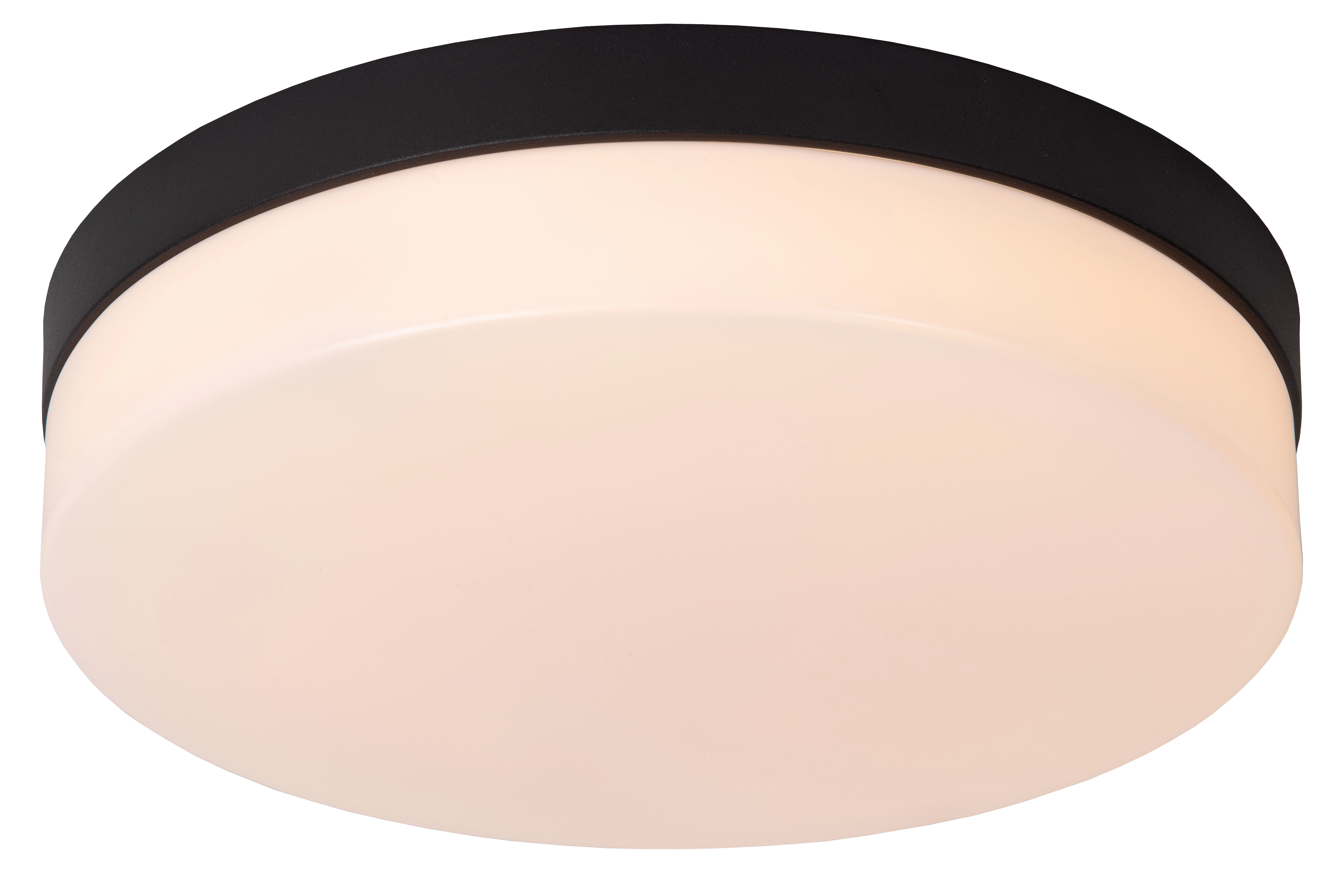 LU 79111/30/30 Lucide BISKIT - Flush ceiling light Bathroom - Ø 28 cm - LED - 1x18W 2700K - IP44 - B
