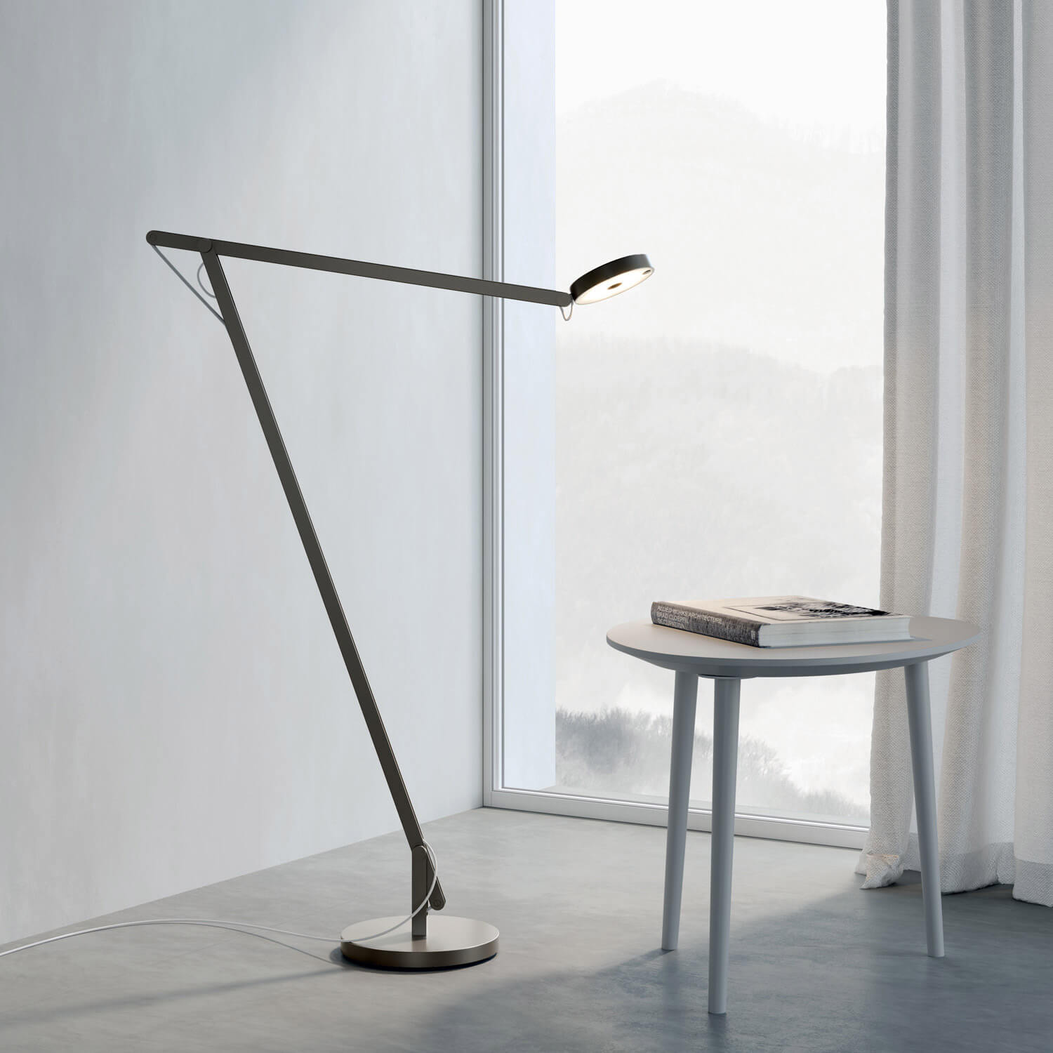String F1 floor lamp by Rotaliana
