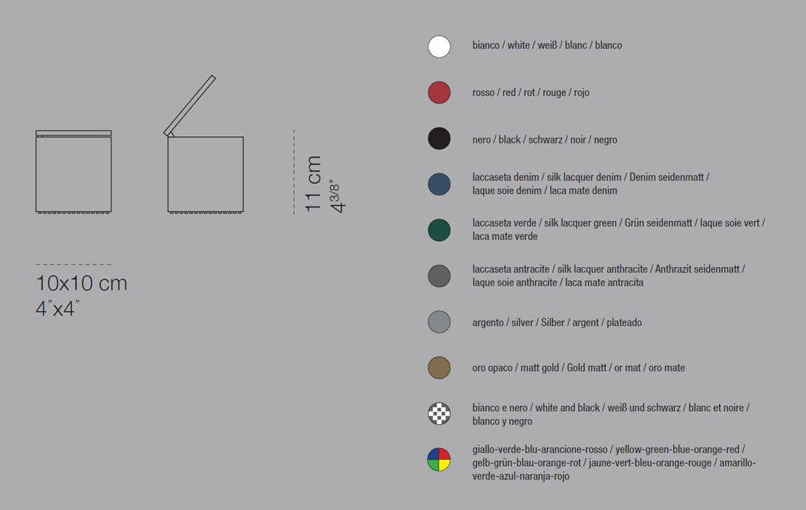 Cuboled Wireless LED Tischlampe von Cini&Nils