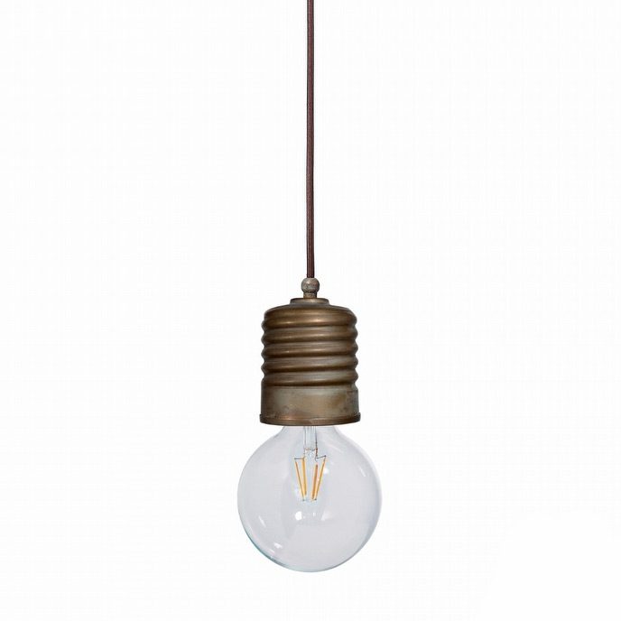 3082 Hängelampe aus Messing von Moretti Luce