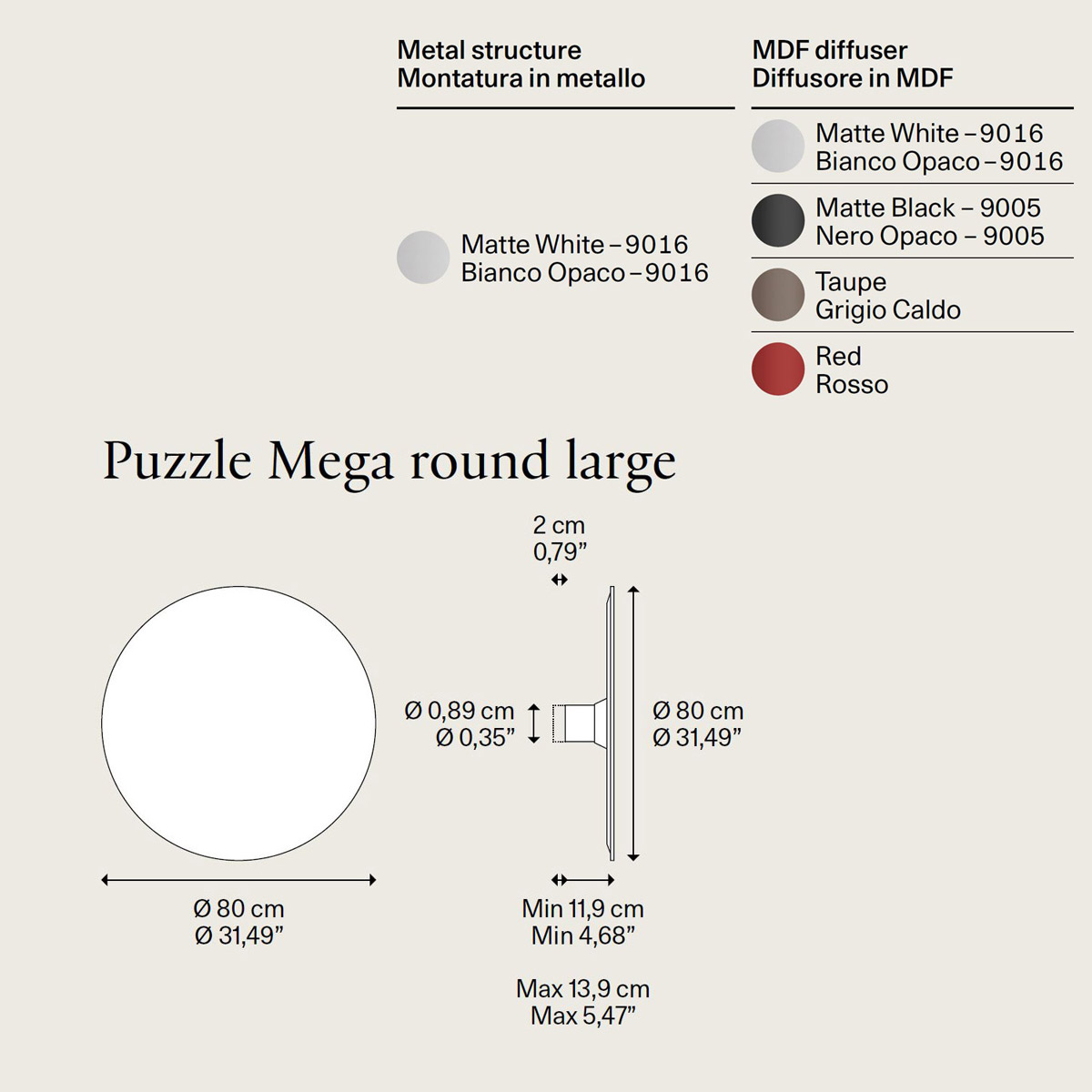 Puzzle Mega Round Large di Lodes