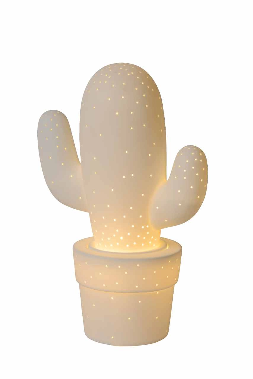 LU 13513/01/31 Lucide CACTUS - Table lamp - 1xE14 - White