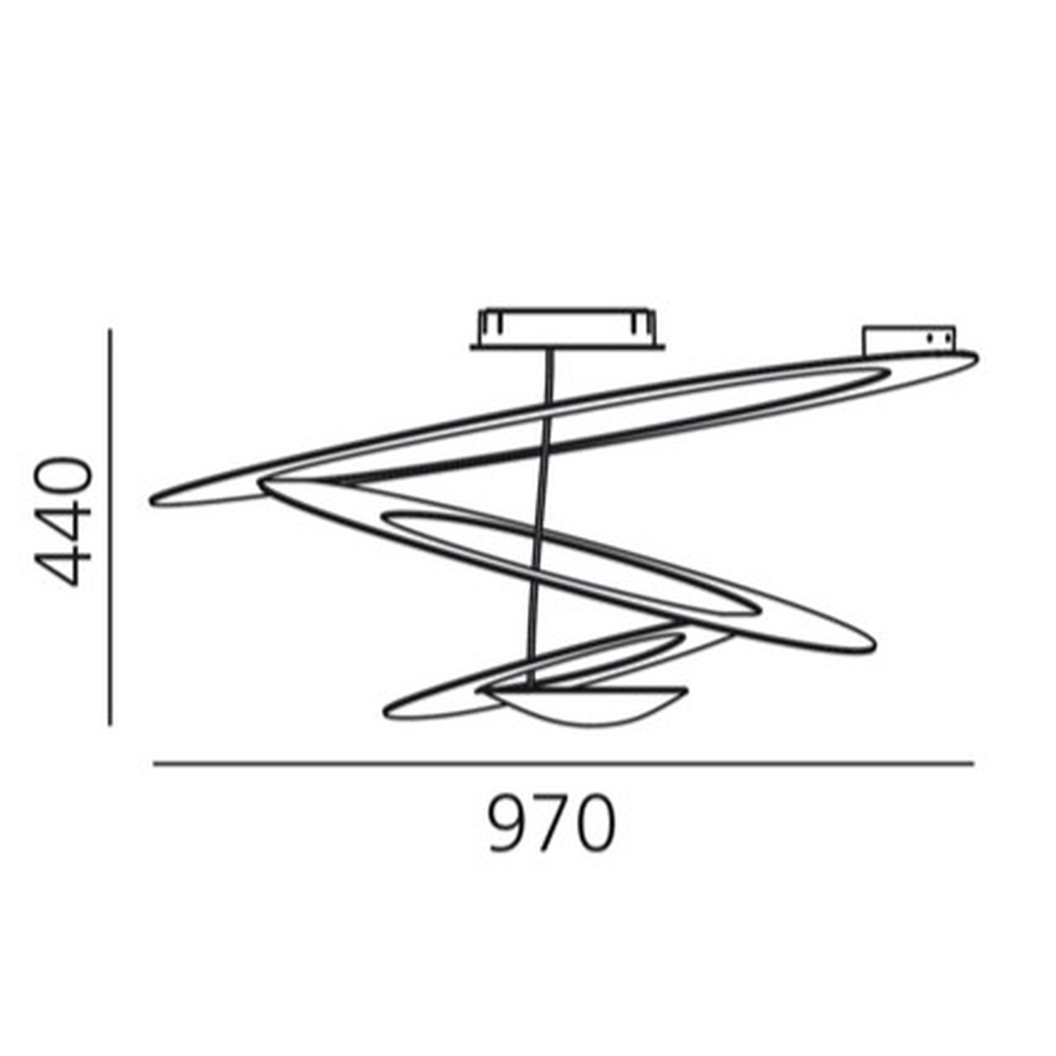 Deckenleuchte PIRCE LED CEILING von Artemide