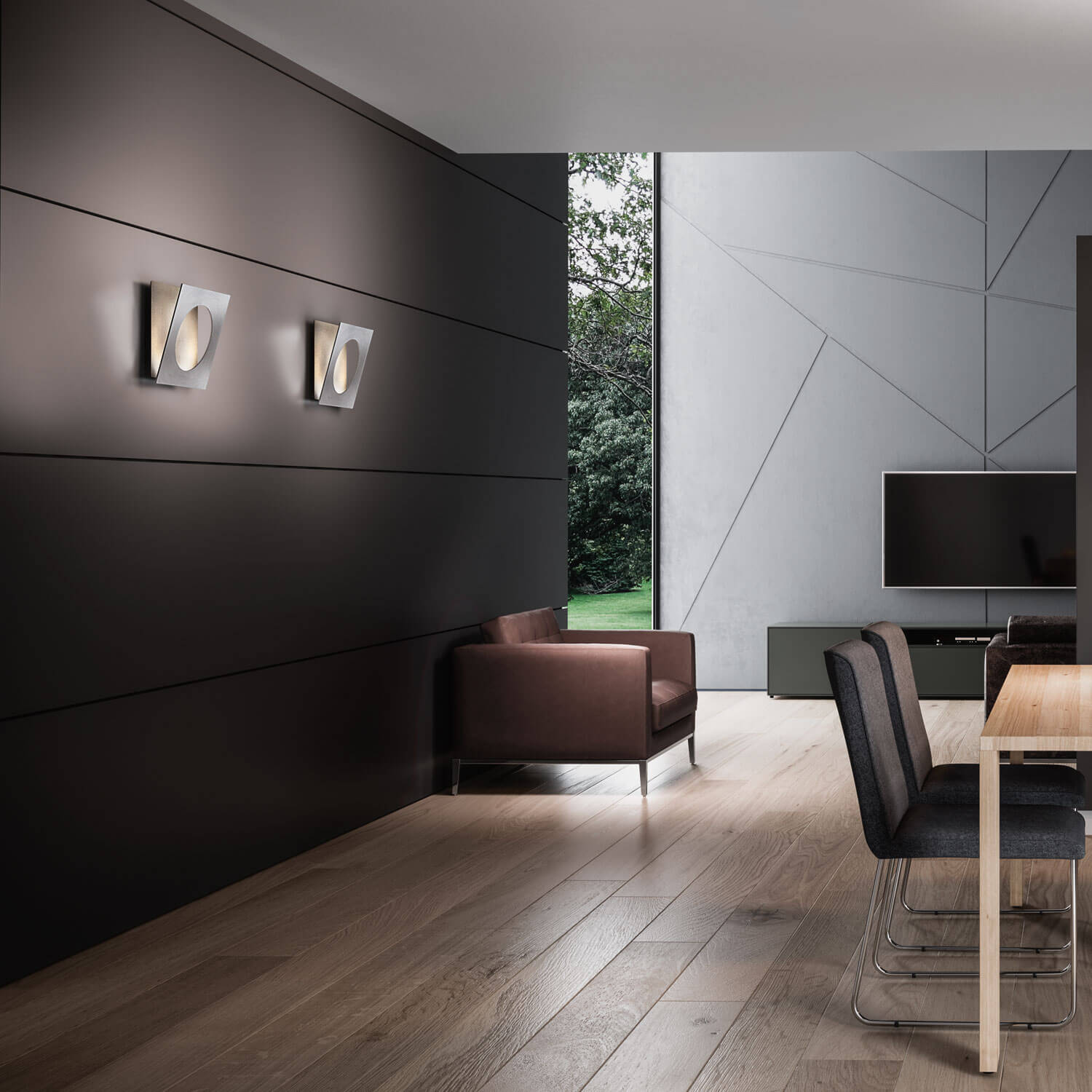PETRA LED Wand-/Deckenlampe von Icone
