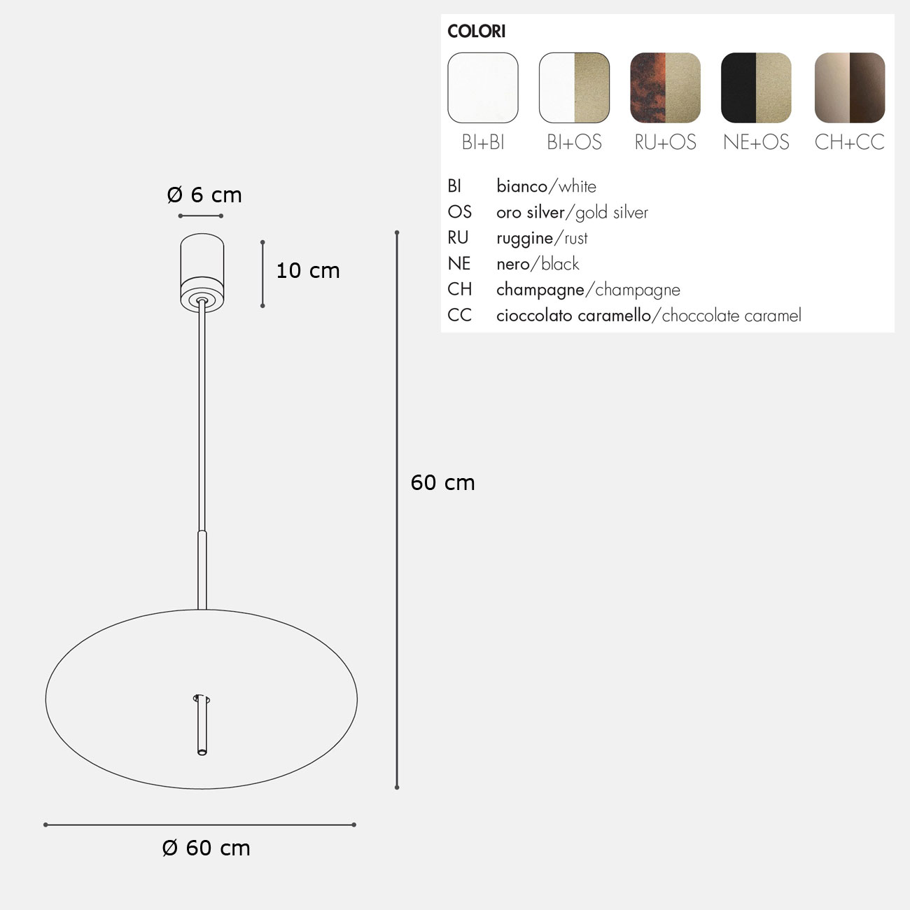 LUÀ 60C LED Designerleuchte von Icone