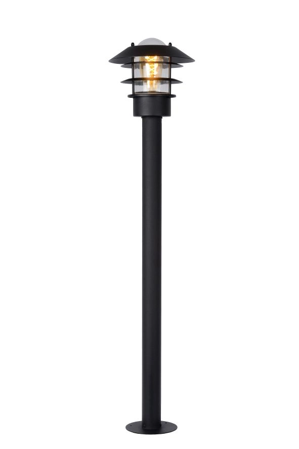 LU 11874/99/30 Lucide ZICO - Lamp post Outdoor - Ø 21,8 cm - 1xE27 - IP44 - Black