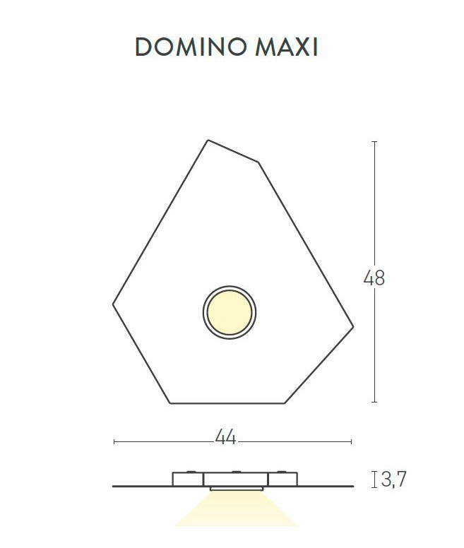 Domino Maxi Deckenlampe von Lumen Center