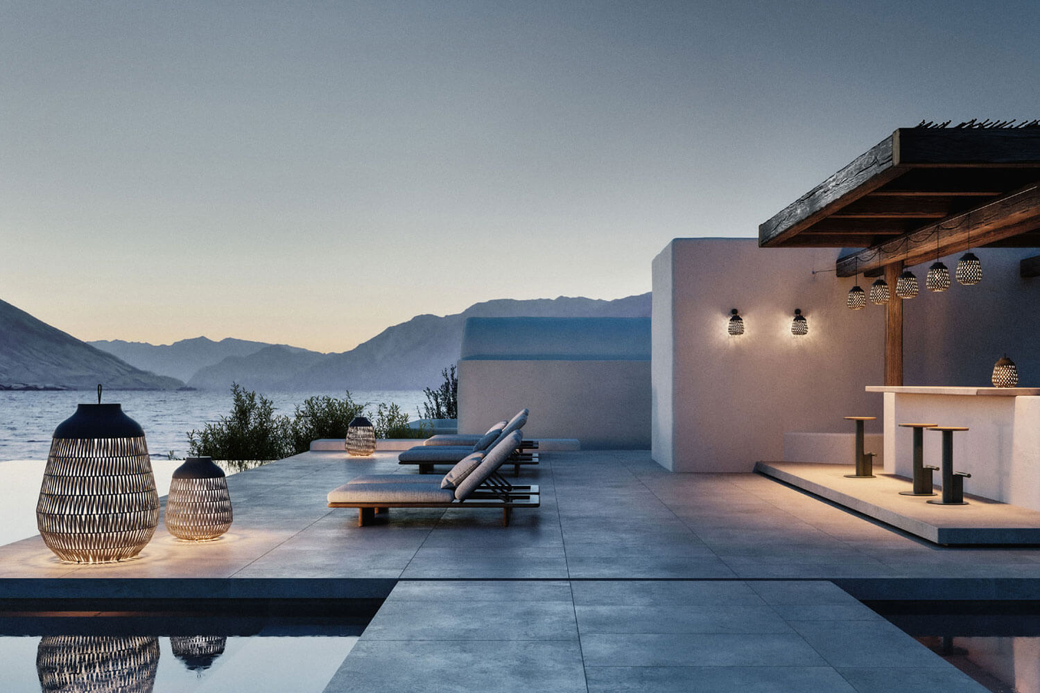 Stitch Medium Bodenlaterne von Lodes