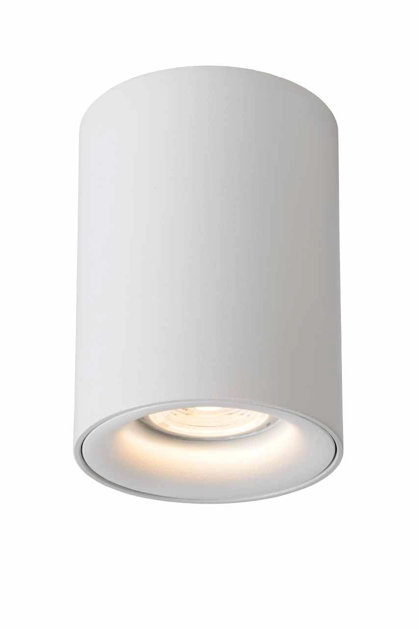LU 09912/05/31 Lucide BENTOO-LED - Ceiling spotlight - Ø 8 cm - LED Dim. - GU10 - 1x5W 3000K - White