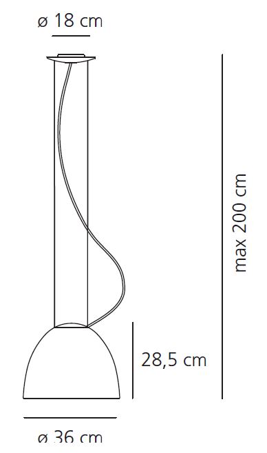 Hängeleuchte NUR MINI von Artemide