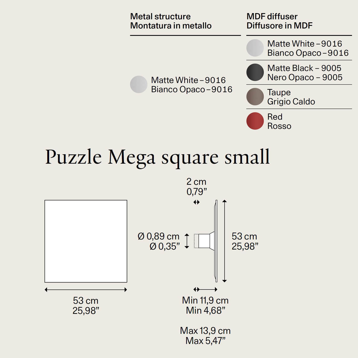 Puzzle Mega Square Small von Lodes