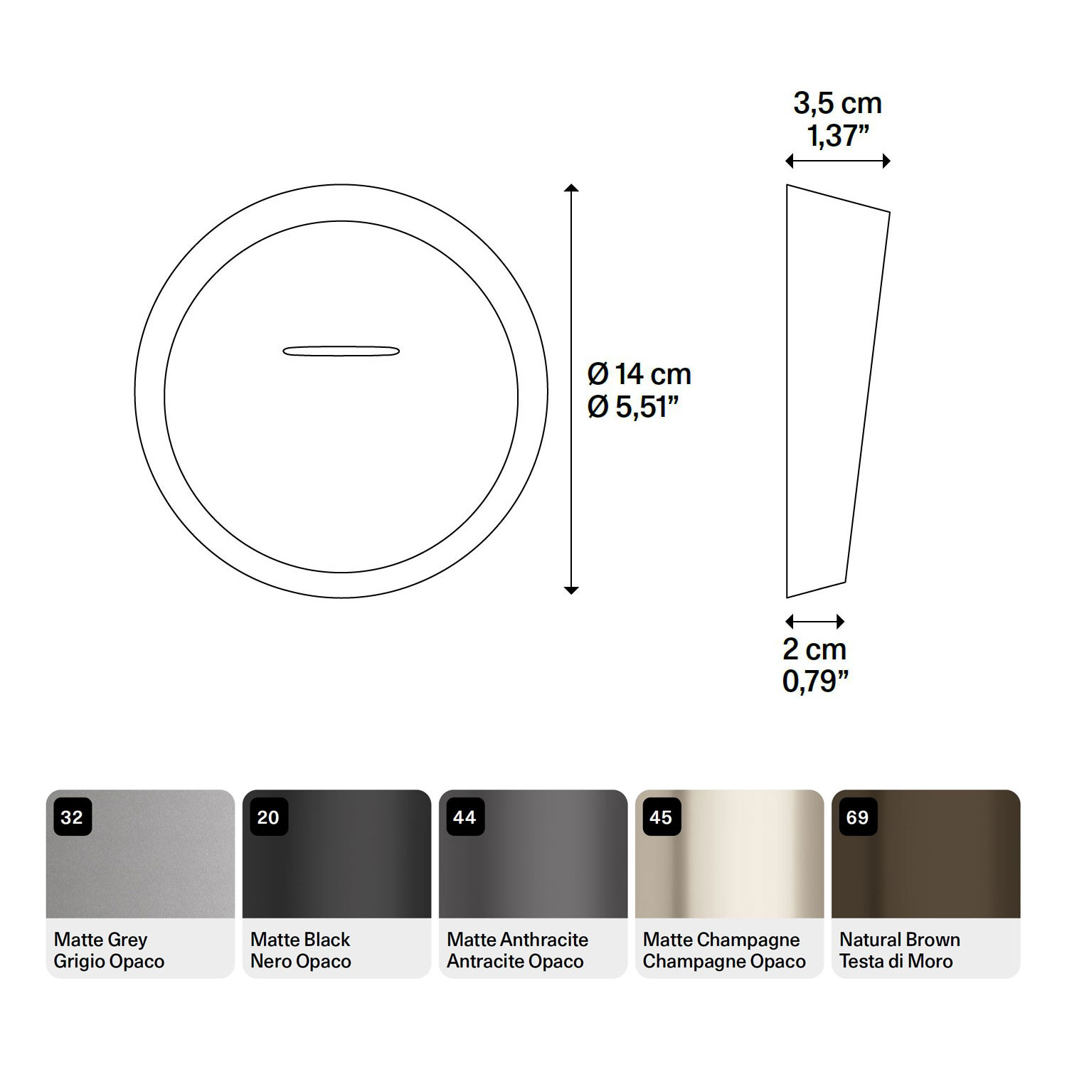 Chelsie 140 outdoor wall lamp by Lodes