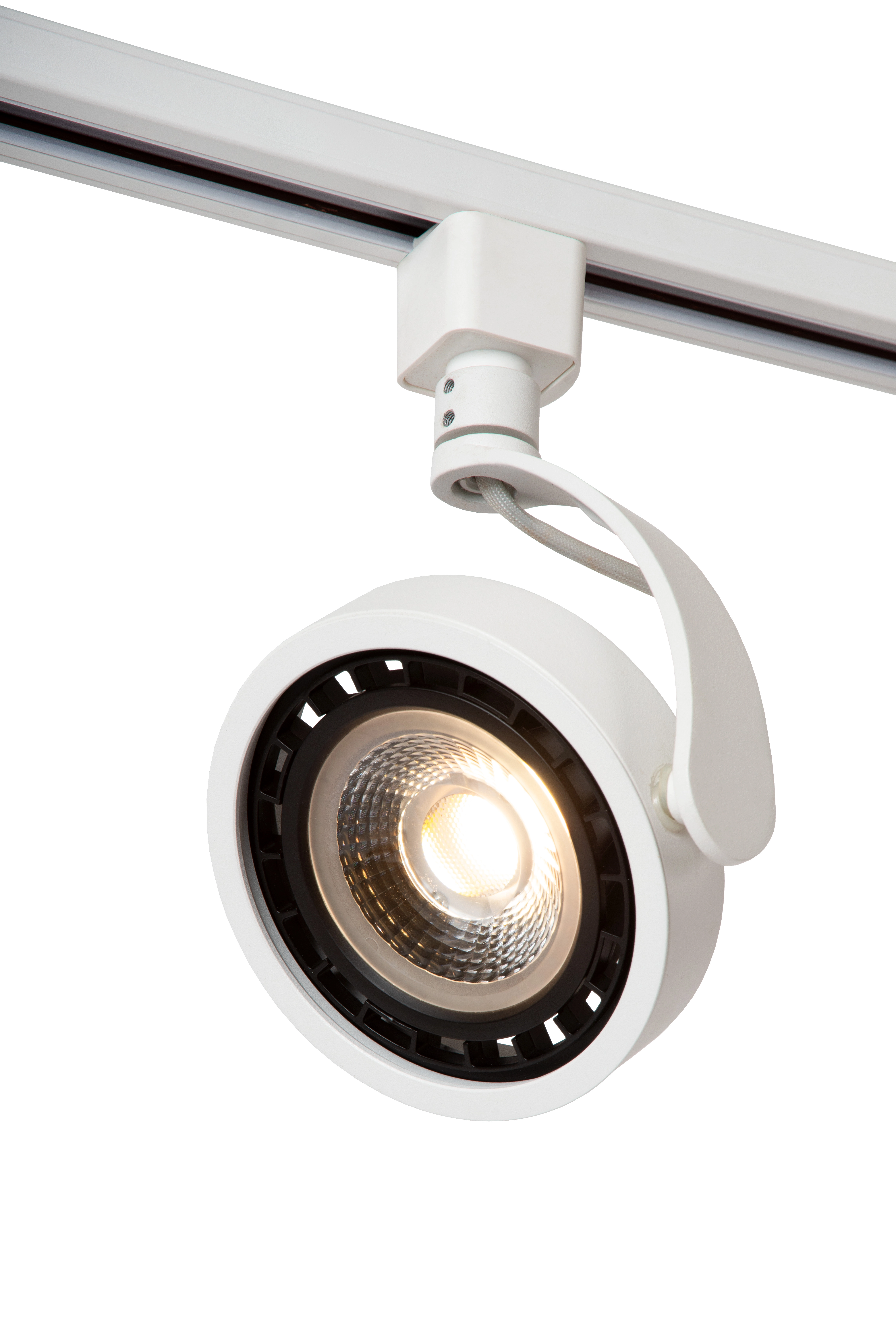 LU 09954/01/31 Lucide TRACK DORIAN Track spot - 1-circuit Track lighting system - 1xES111 - White (Extension)