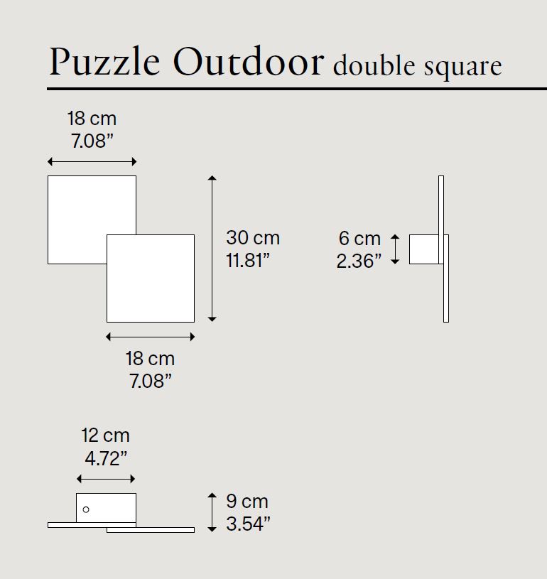Puzzle Outdoor Double Square von Lodes