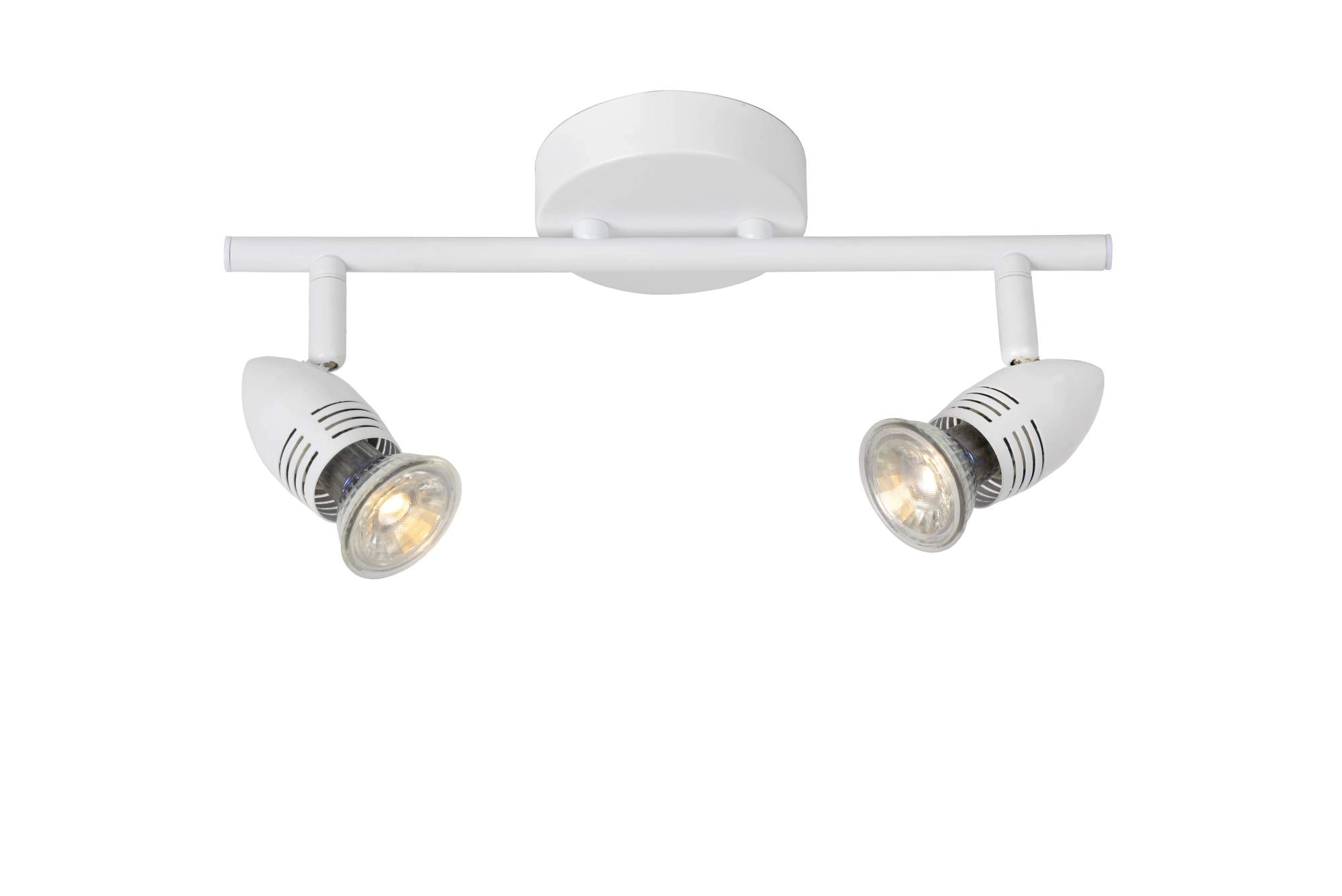 LU 13955/10/31 Lucide CARO-LED - Ceiling spotlight - LED - GU10 - 2x5W 2700K - White