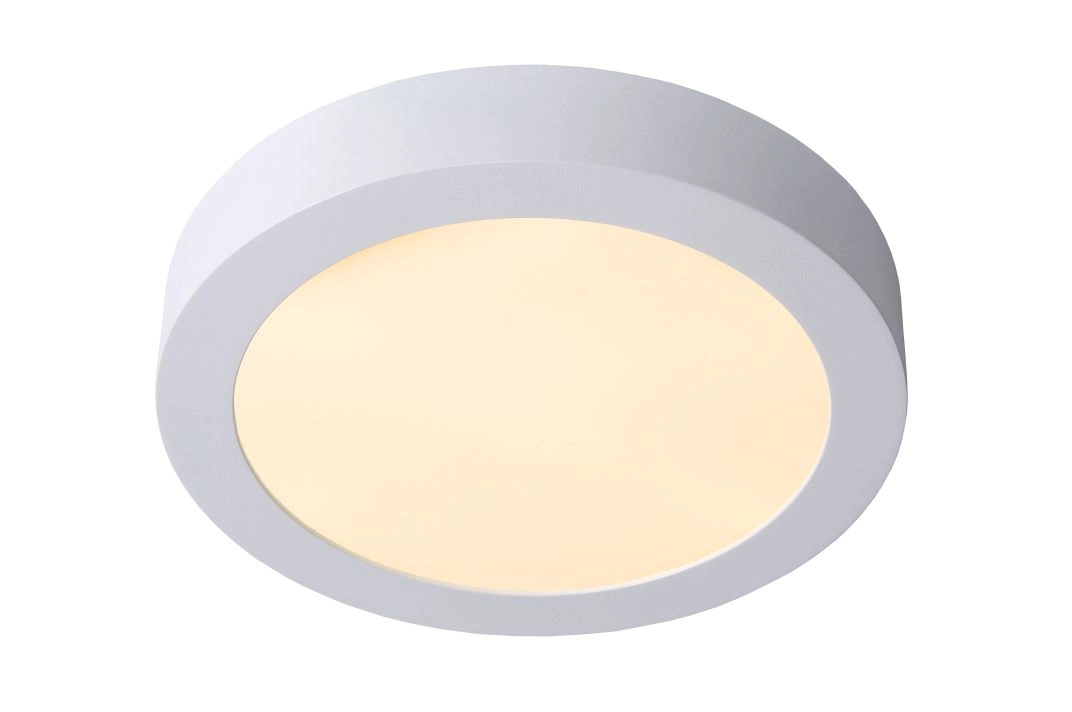 LU 28116/24/31 Lucide BRICE-LED - Flush ceiling light Bathroom - Ø 24 cm - LED Dim. - 1x15W 3000K - 