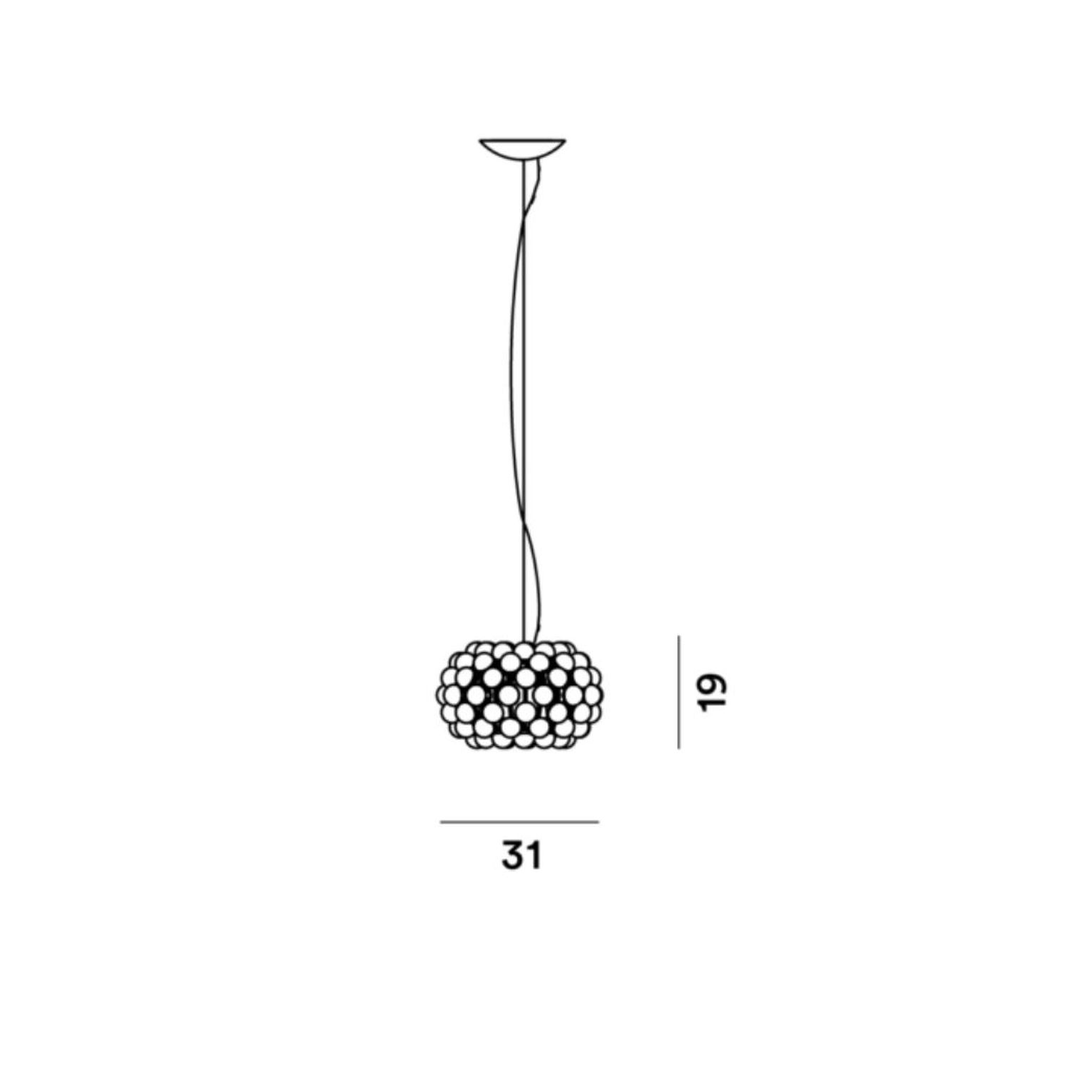 Caboche Plus piccola Hängeleuchte von Foscarini