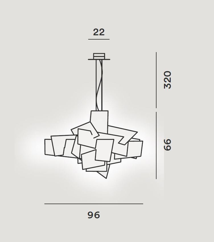 Designerlampe Pendelleuchte Big Bang von Foscarini