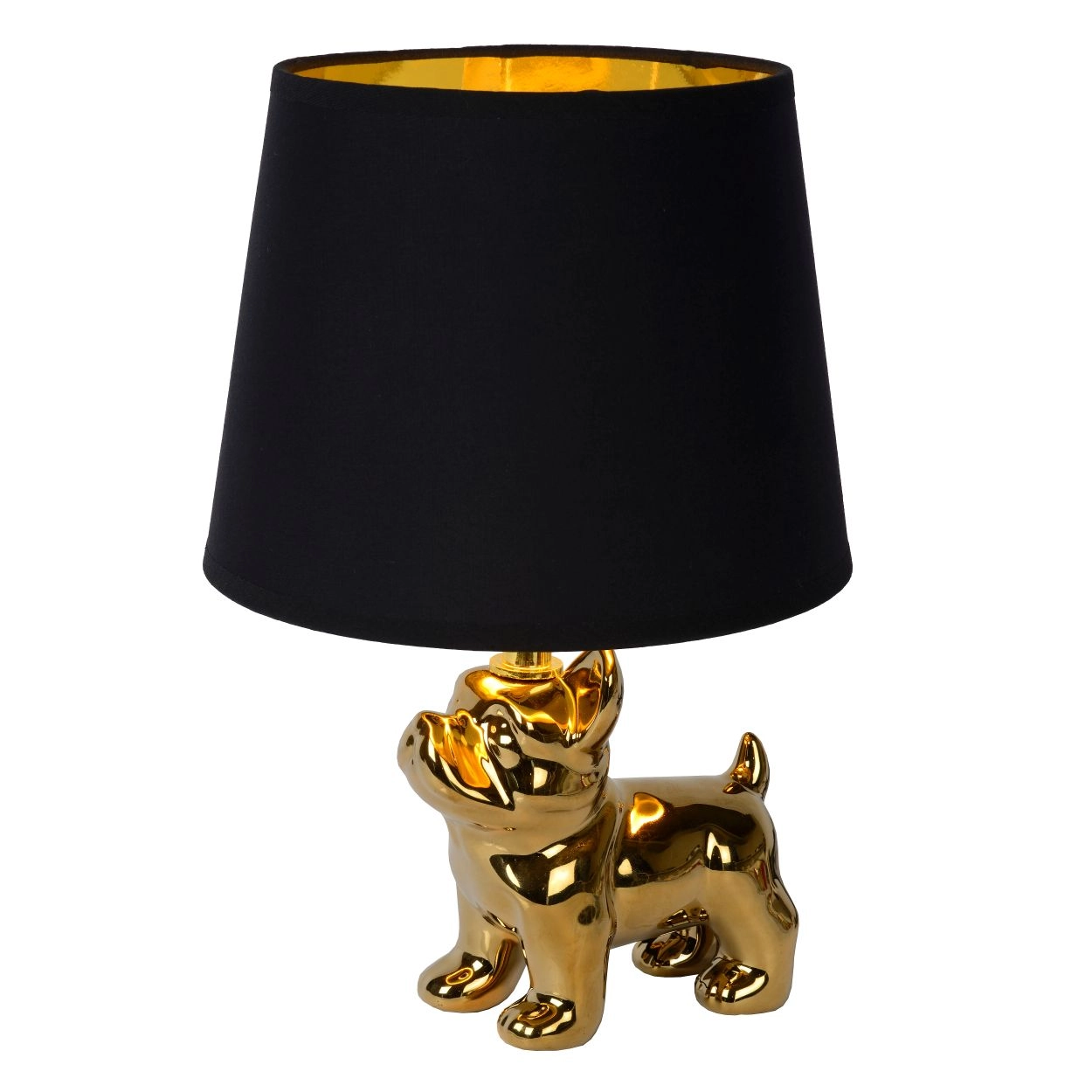 LU 13533/81/10 Lucide EXTRAVAGANZA SIR WINSTON - Table lamp - 1xE14 - Gold
