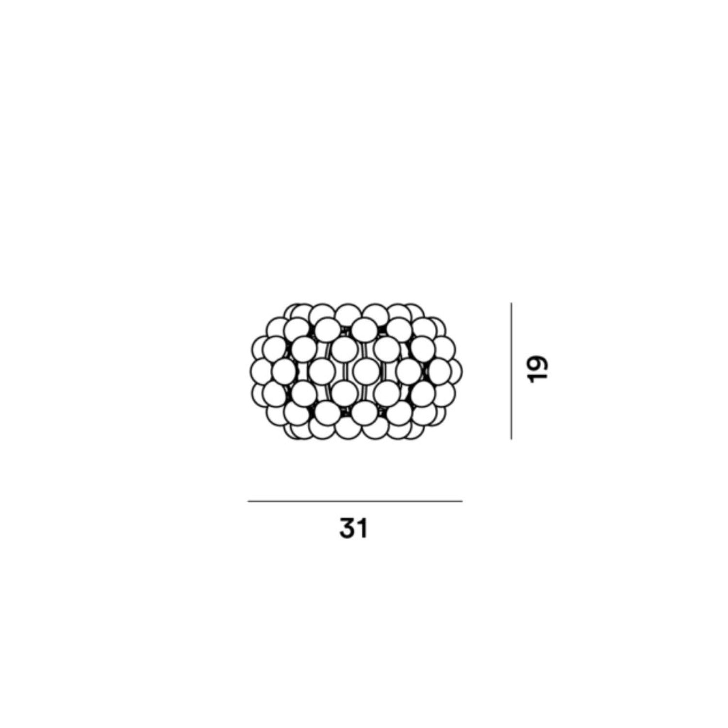 Caboche piccola Wandleuchte von Foscarini